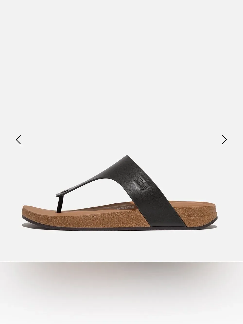 Fitflop iQushion Mens Leather Toe-Post Sandals